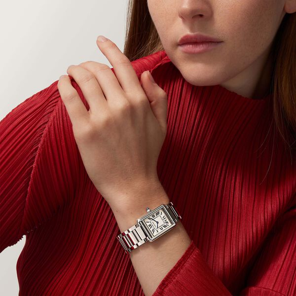 Tank Must 34 X 25 mm solarbeat en acier inoxydable, grand mod&egrave;le